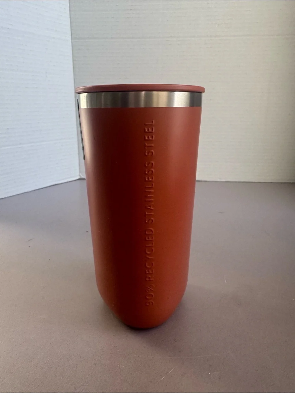 Starbucks Rust Orange Stainless Steel Travel Tumbler